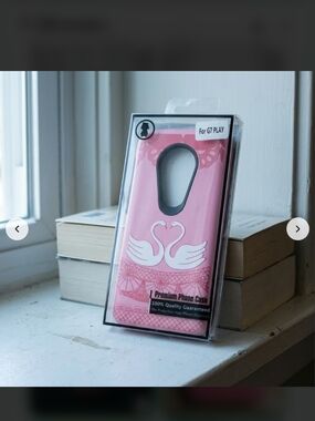 Pink Swan Protective Case for G7 Play - Unbranded
